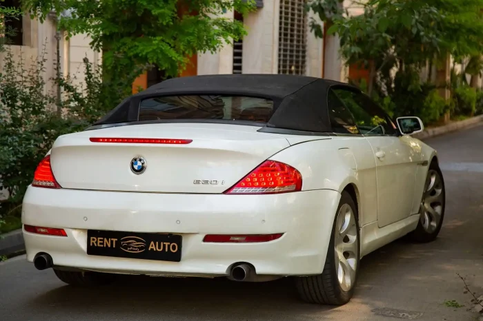 اجاره بی ام و ۶۳۰ کروک در تهران| Rent Bmw 630i convertible 2010 In Tehran